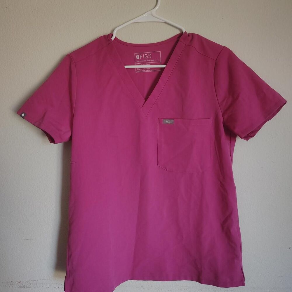 Figs Women's Pink Top